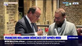 Mouans-Sartoux: François Hollande en dédicace au salon du livre