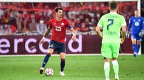 José Fonte lors du match entre le LOSC et Wolfsburg, le 14 septembre