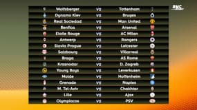 Ligue Europa : Le tirage des seizièmes (l'AJax pour le Losc, choc Benfica - Arsenal)