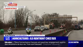 Fin des blocages des agriculteurs: les tracteurs sont escortés par la police pour quitter l'autoroute A6