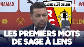 "Dossier attirant", "Surfer sur les vagues existantes", les premiers mots de Sage comme entraîneur de Lens