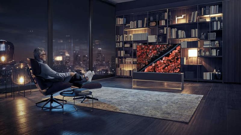Le LG SIGNATURE OLED TV W,