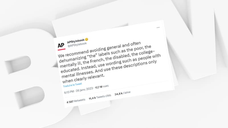 L'agence américaine AP déconseille d'écrire 