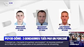 Trois gendarmes tués dans le Puy-de-Dôme: le procureur de la République de Clermont-Ferrand décrit l'assaillant comme étant un "individu surarmé"