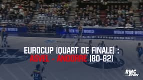 Résumé : ASVEL - Andorre (80-82) - Eurocup