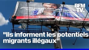 Le Texas installe des panneaux à l'étranger pour dissuader les migrants de venir aux États-Unis