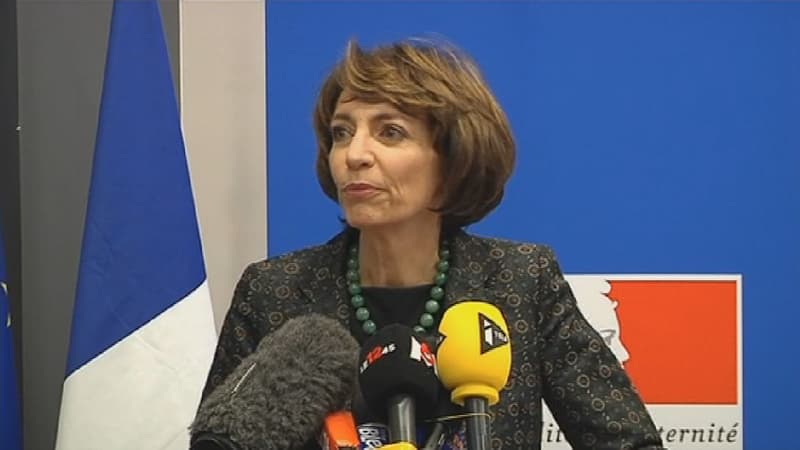 Marisol Touraine face à la presse, le 15 janvier 2016.