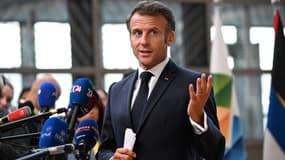 Emmanuel Macron le 18 juillet 2023