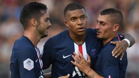 Sarabia, Mbappé et Verratti (PSG)