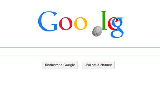 Le doodle du jour est un clin d'oeil au passage de l'astéroïde 2012 DA14, qui va frôler la Terre vendredi.