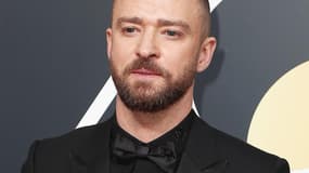 Justin Timberlake aux Golden Globes le 7 janvier 2018.