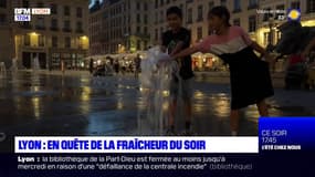 Lyon : en quête de fraîcheur du soir