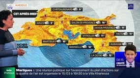 Météo Bouches-du-Rhône: les pluies vont se dissiper dans la journée de mardi, jusqu'à 12°C à Marseille