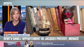 BFMTV dans l'appartement de Jacques Prévert, menacé - 15/12