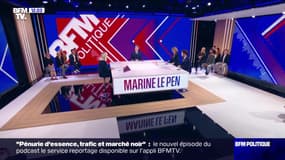Marine Le Pen sur les grèves dans les raffineries: "C'est le gouvernement qui est responsable de cette situation de blocage"