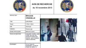 L'avis de recherche diffusé le 18 novembre par les enquêteurs.