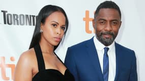 Sabrina Dhowre et Idris Elba en 2017