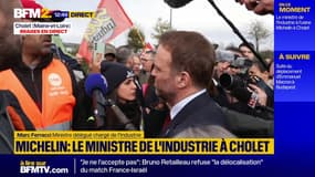 "On a des enfants, des familles": Marc Ferracci face à la colère des salariés Michelin