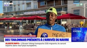 Ocean Viking: des Toulonnais venus accueillir le navire