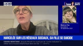 "Ma fille était harcelée par rapport à son poids": Stéphanie, mère de Marie qui s'est suicidée à 15 ans, témoigne sur BFMTV