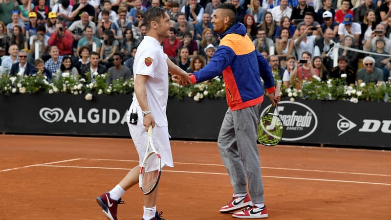 Francesco Totti et Nick Kyrgios