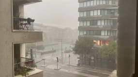 De fortes pluies sur Lyon. (image d'illustration)