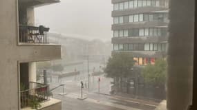 De fortes pluies se sont abattues sur Lyon ce mercredi.