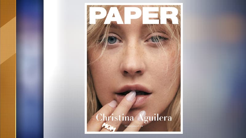 Christina Aguilera en une de "Paper Magazine"