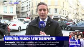 La réunion de l'Élysée sur la réforme des retraites, qui devait avoir lieu ce lundi, finalement reportée à mardi soir