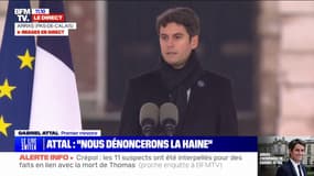 Gabriel Attal: "Les terroristes détestent l'école, c'est normal, l'école est la meilleure arme pour les combattre"