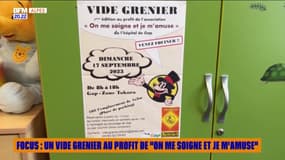 FOCUS : Un vide grenier le 17 septembre au profit de "on me soigne et je m'amuse"