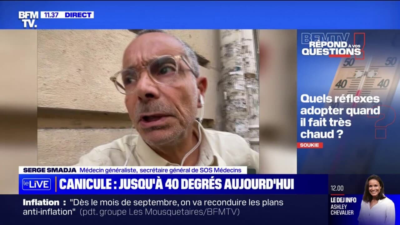 Canicule: Quels Réflexes Adopter Quand Il Fait Très Chaud ? BFMTV ...