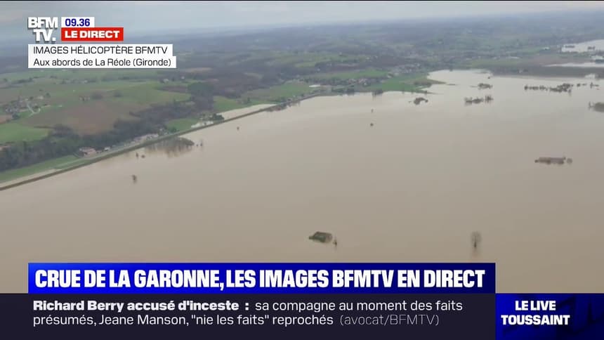 Crue De La Garonne Les Images Aeriennes Des Inondations En Gironde