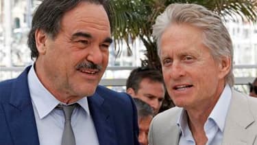 Présentée vendredi hors compétition à Cannes, la suite de "Wall Street" signe le retour du trader sans scrupules Gordon Gekko, toujours interprété par Michael Douglas (à droite), mais ce film est plus un histoire d'amour qu'une critique de l'argent roi, s