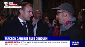 Lubrizol: Emmanuel Macron dans les rues de Rouen - 30/10