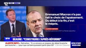 "Mépris" du gouvernement: "Le mot est fort", affirme Clément Beaune, en réaction aux propos de Laurent Berger