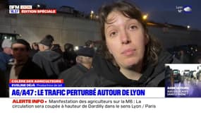 "On n'a pas le choix": les agriculteurs du Rhône bloquent l'A47 ce mercredi soir