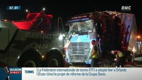 Accident dans l'Aisne: le routier en cause dans la collision placé en garde à vue 