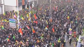Plus de 10.000 Kurdes ont manifesté samedi à Strasbourg