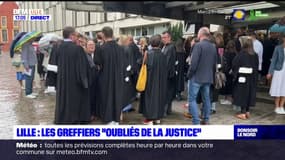 Lille: mobilisation des greffiers qui se considèrent comme les "oubliés de la justice"