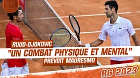 Roland-Garros : Mauresmo s'attend à "un combat physique et mental" entre Ruud et Djokovic