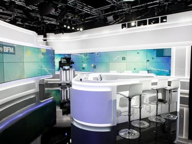 Le plateau principal de BFMTV