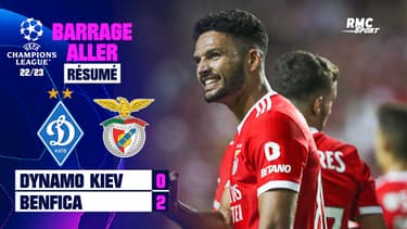 Résumé : Dynamo Kiev 0-2 Benfica - Barrages Ligue des champions