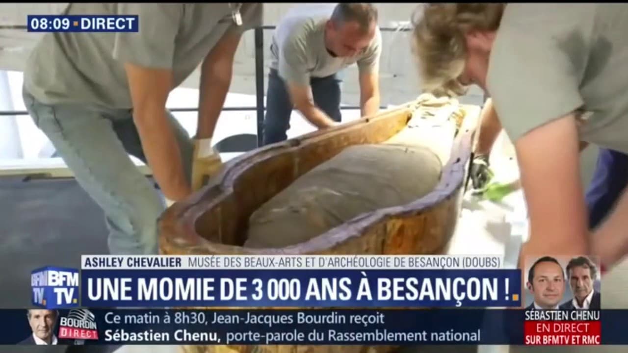 3000 Ans à T Attendre Explication Une momie de 3000 ans arrive à Besançon