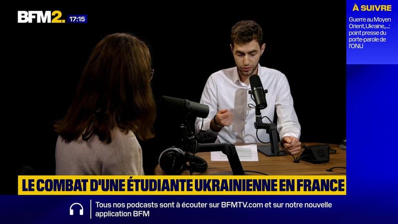 "Je suis très reconnaissante à la France": une étudiante ukrainienne en France depuis 2022 témoigne