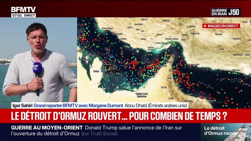 Guerre au Moyen-Orient: la réouverture du détroit dOrmuz soumise aux conditions de l'Iran