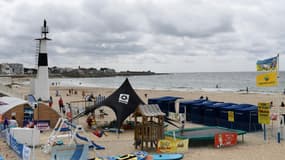 La plage de Quiberon, en Bretagne