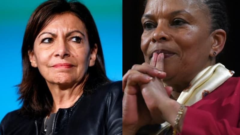 Anne Hidalgo et Christiane Taubira. 