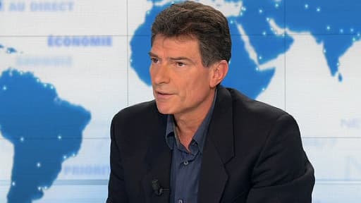 Le secrétaire national d'EELV Pascal Durand sur le plateau de BFMTV