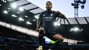 Rodrygo lors de Manchester City-Real Madrid, le 17/04/2024